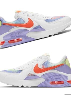 Nike Air Max Women's Sneakers - White, Purple & Orange